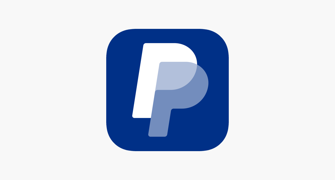 Logo of paypal